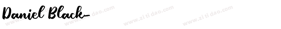Daniel Black字体转换